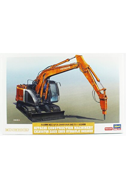 Hasegawa 66103 1/35 Ölçek, Hitachi Excavator Zaxis 135US Crusher