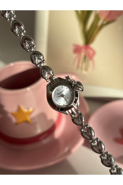 Blue Candy Saat- Mavi Charmlı Pinterest Saat