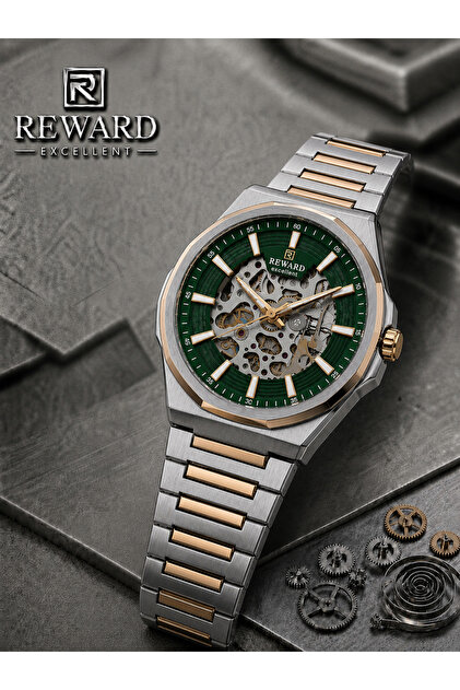 Reward Özel Otomatik Mekanizma Çelik Kordon 5 Atm Suya Dayaknıklı