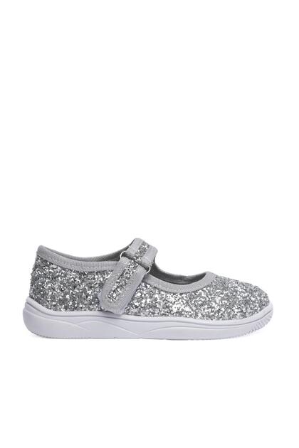 Shiny Barefoot Girls' Ballerinas
