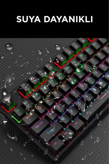 Torima Oyuncu Klavyesi Rgb Işıklı Mekanik Blue Switch Kablolu