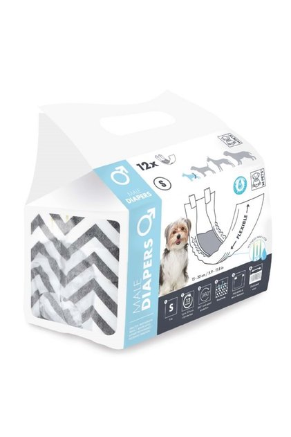 Diapers Erkek Köpekler İçin Külot (S) 12Li 10116199