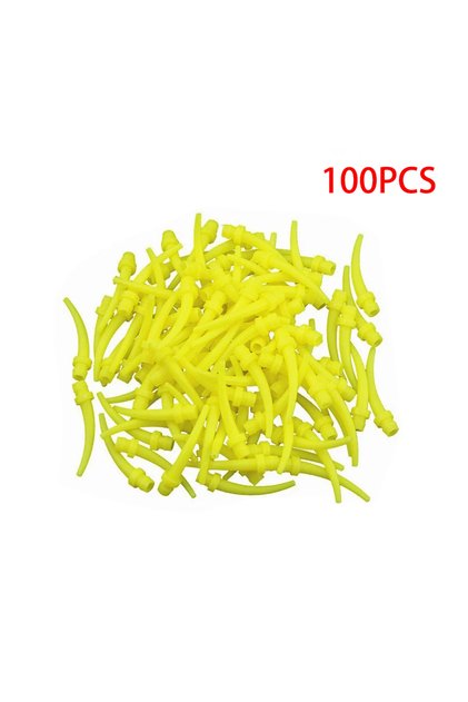 100pcs 50Pcs Dental Mixing Tips Tubes Disposable Nozzles Head Impression Materials Silicone Rubber C