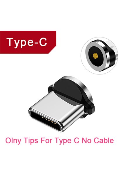 2m Only Type C plug 540 Degrees Rotating Magnetic Cable USB iPhone Type C Micro Phone Cable For IPho