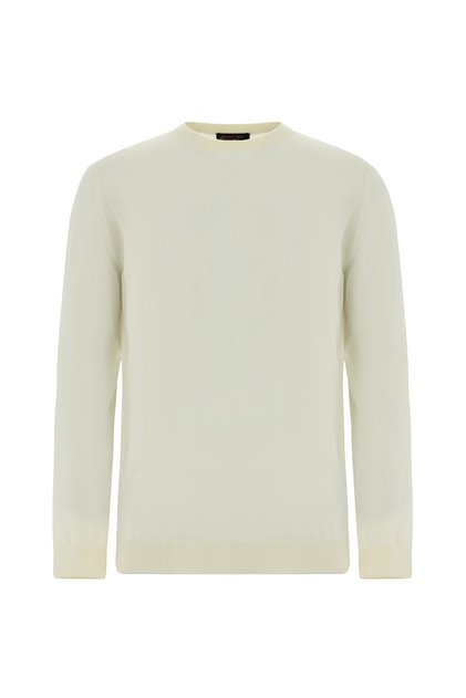 Regular Fit Crew Neck Wool / Cashmere Knitwear Sweater