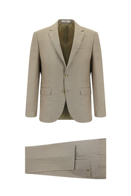 7 Drop Super Slim Fit Extra Slim Fit Patterned Suit