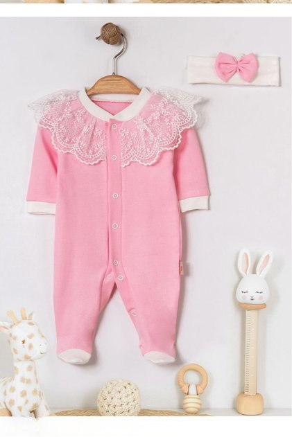 100% Cotton Premium 2-Piece Baby Romper Set (Romper + Bandana)