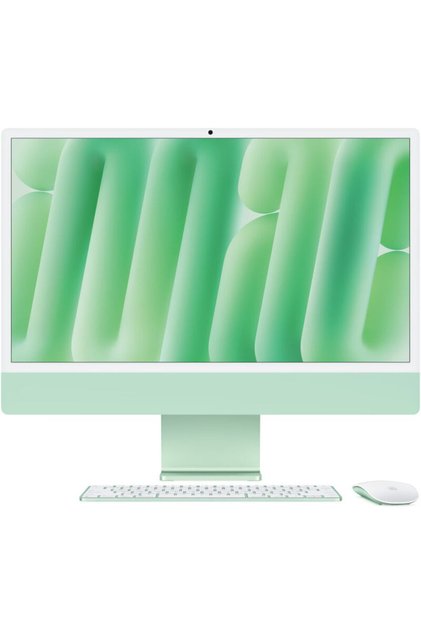 PC All-In-One iMac 24 inch 4.5K Retina, Procesor M4, 16GB RAM, 1TB SSD, GPU cu 8 nuclee, macOS Sequoia, Tastatură INT, Verde