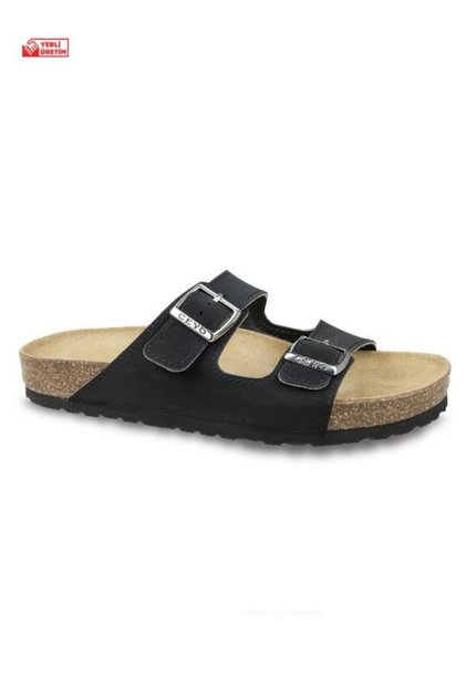 9910-Z55 Women's Double-Strapped Anatomical Cork Sole Slippers