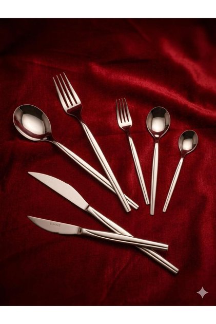 Hamburg 84 Piece Fork Spoon Knife Set Tkebt Silver