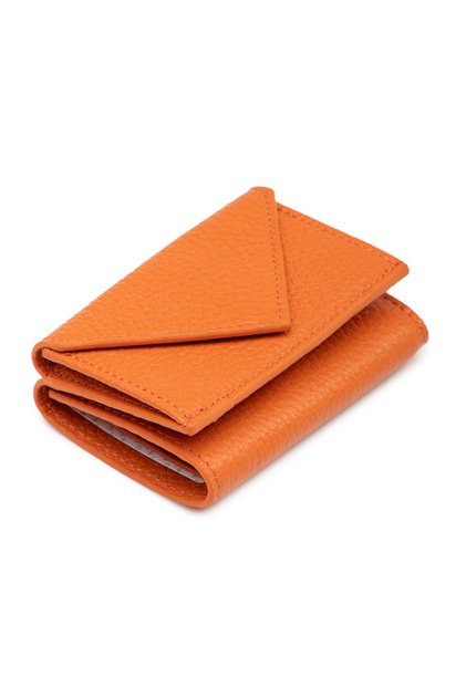 Orange Genuine Leather Women's Wallet - S1Cb00005823-J35