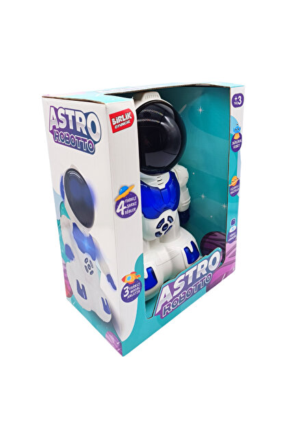 NEW T Astro Robotto Sesli Işıklı Oyuncak Robot URT010-005 - Fiyatı
