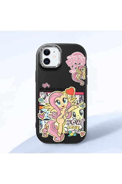 Black Silicone Case with Shock-Absorbing Camera Protections Compatible with iPhone 11