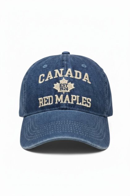 Unisex Özle Washed Denim Cap Hat