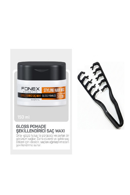 Fonex Fnx Haır Stylıng Wax Mega Fix + Şekil Wax Tarak - Fiyatı