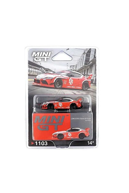 mini gt 1:64 LB☆WORKS Toyota GR Supra Red White Blister Paket