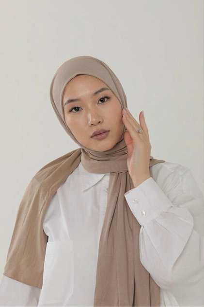 Combed Cotton Shawl - Women's Hijab Jersey Hijab Lycra Shawl