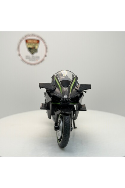 MSZ Kawasaki Ninja H2R 1:18 Ölçek (12cm) Diecast Model Motosiklet