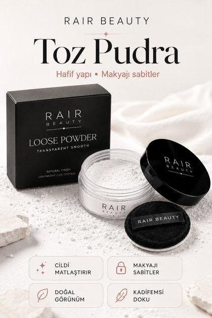 Makyaj Sabitleyici Toz Pudra Loose Powder 01 No