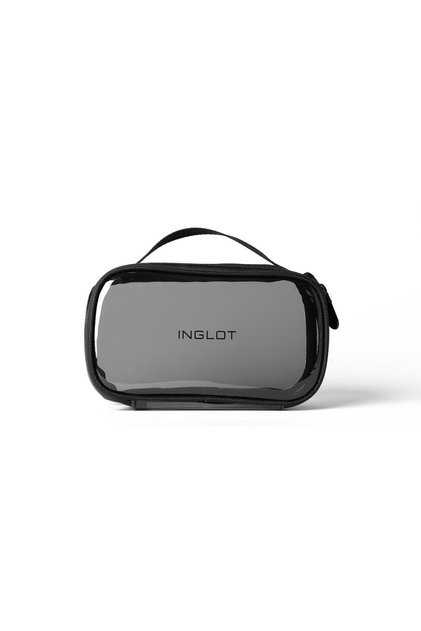 Travel Makeup Bag Small Black Kompakt Siyah Seyahat Makyaj Çantası
