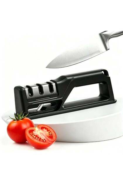 4-in-1 Handheld Tool Sharpener, Non-Slip Durable for Repair Polish Sharpen, Kitchen Outdoor