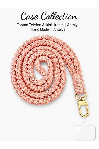 Phone Strap Handmade Macrame Rope Neck and Cross Shoulder Strap Universal Use with Apparatus