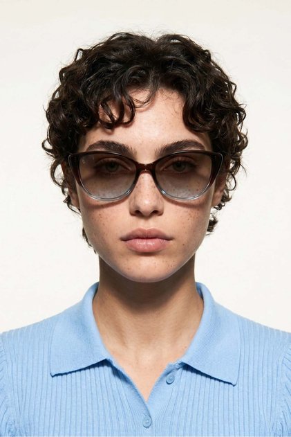 Desa Brown Blue Degrade Sunglasses