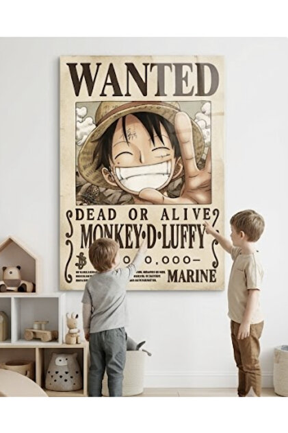 512 STORE One Piece Monkey D.luffy Aranıyor Wanted 30x42