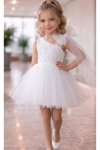 Girl's Guipure Tutu Dress Birthday Party Special Occasion Dress