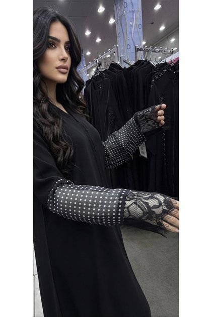 Abaya with Dots
