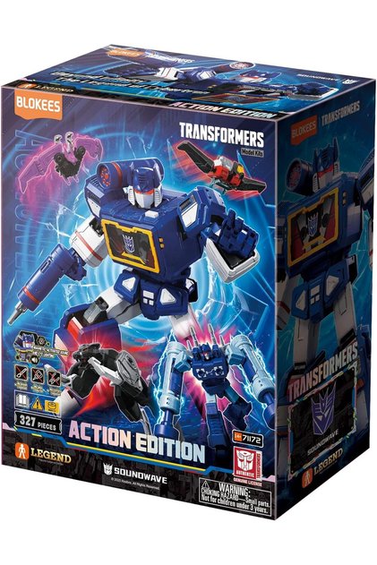 Transformers Action Edition 03: Soundwave, 327 Pieces