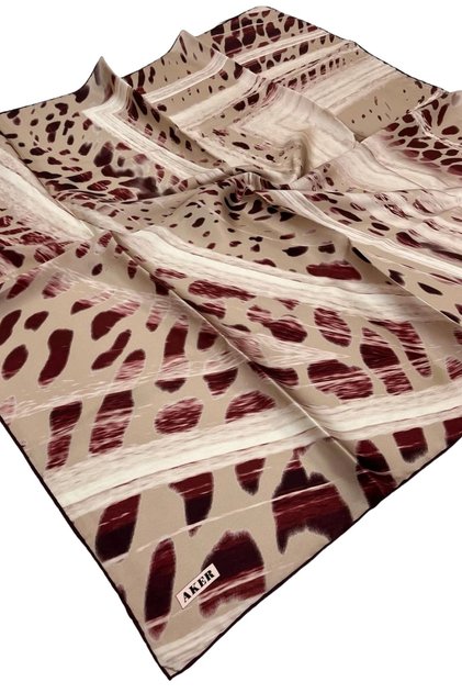 Sura Silk Patterned Scarf 9155701