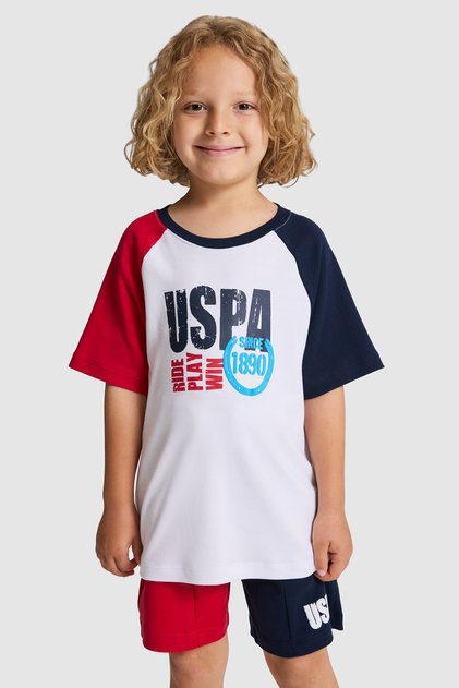 Boy's Red Crew Neck T-Shirt 50327037-Vr171