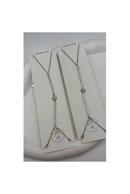 Silver/Gold Steel Shahmeran with Waterway and Flower Detail