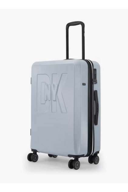 Logo Embossed Hardcase Luggage Trolley with Retractable Handle - 24 inches Check-In Bag