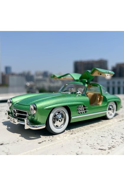 Mercedes-Benz 300 Sl Blue 1954 Model Classic Car 1/24 Scale Mercedes 300Sl Green