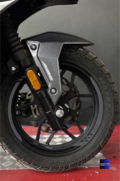 Thick Cut Wheel Rim Strip Sticker Set Compatible with All Scooters