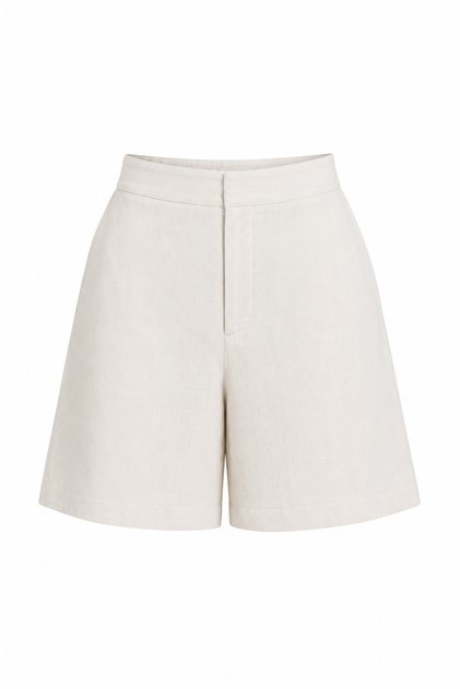 Stone Linen Shorts