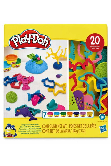 Play-Doh Περιπέτεια του Ωκεανού Σετ Πάνω-Κάτω – 20 τεμάχια