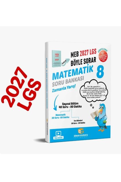 SİNAN KUZUCU YAYINLARI Sinan Kuzucu 2027 LGS Bİ TIK ZOR MATEMATİK