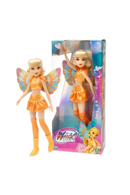 Winx Kanatlı Periler Stella Oyuncak Winx Stella Bebek Fashion Doll Kanatlı Peri Stella