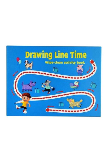Tracing and Drawing Practice Activities for Kids - Erasable and Reusable Activity Set - Educational Toy for Pre-Writing Skills and Pen Control (Ages 3+)