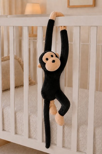 Plush Monkey, a Sleeping and Playing Companion with Hands That Can Be Clasped | 70 cm
