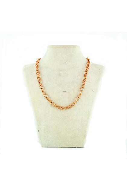 Copper Thick Chain Necklace