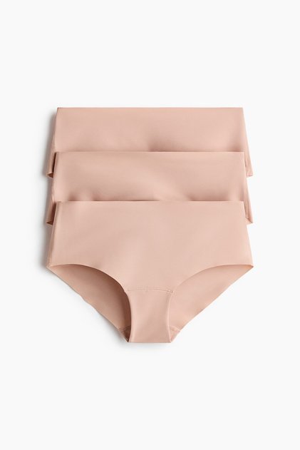 3'lü İz Yapmayan Hipster Külot Lycra®