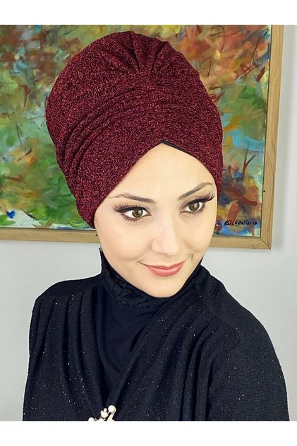 Sultan Model Tesettür Büzgülü Dış Bone