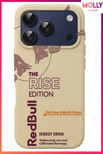 Beige the Rise Edition Patterned Velvet Inside Silicone Case for iPhone 17 Pro Max