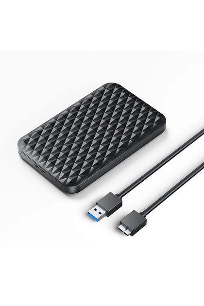 Carcasă pentru disc 2.5 HDD/SSD USB Micro-B pentru laptop cu încărcare rapidă