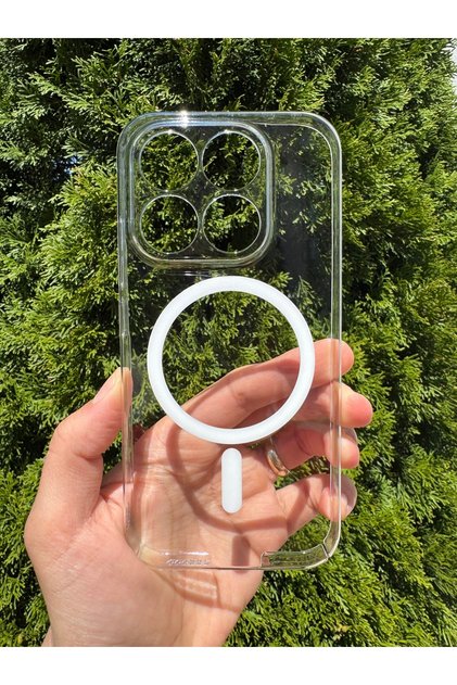 Mi 17 Compatible Case Slim Hard Non-Yellowing Magsafe Camera Protected Protective Durable Transparent Back Cover