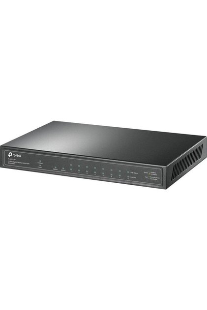 SWITCH 10-Port Gigabit Desktop Switch cu 8-Port PoE+, 63W total power, carcasa metal "TL-SG1210P"
